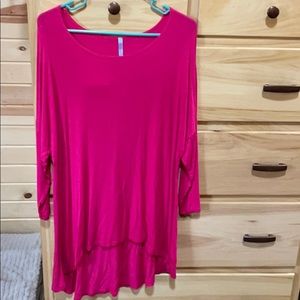 Hot pink tunic